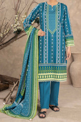 NUW3050 Digital Printed Khaddar Suit - 3 Piece